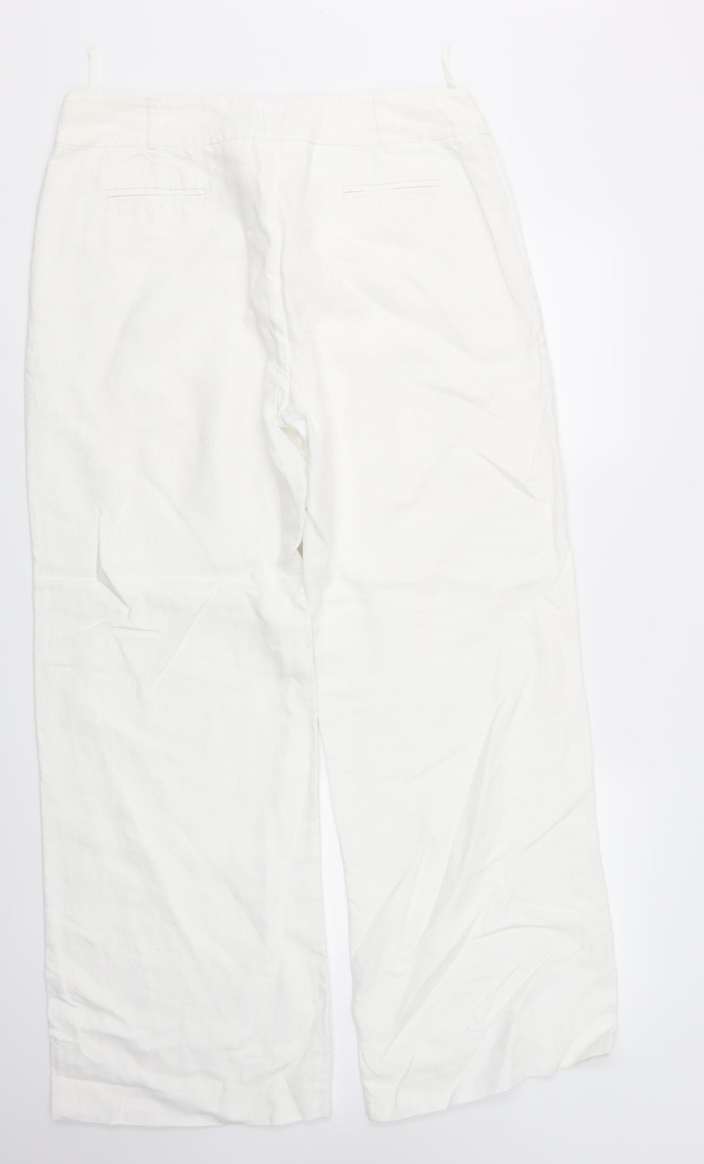 Fenn Wright Manson Womens White   Trousers  Size 14 L31 in