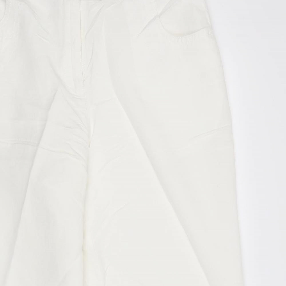 Ashley Stewart Womens White   Trousers  Size 12 L28.5 in
