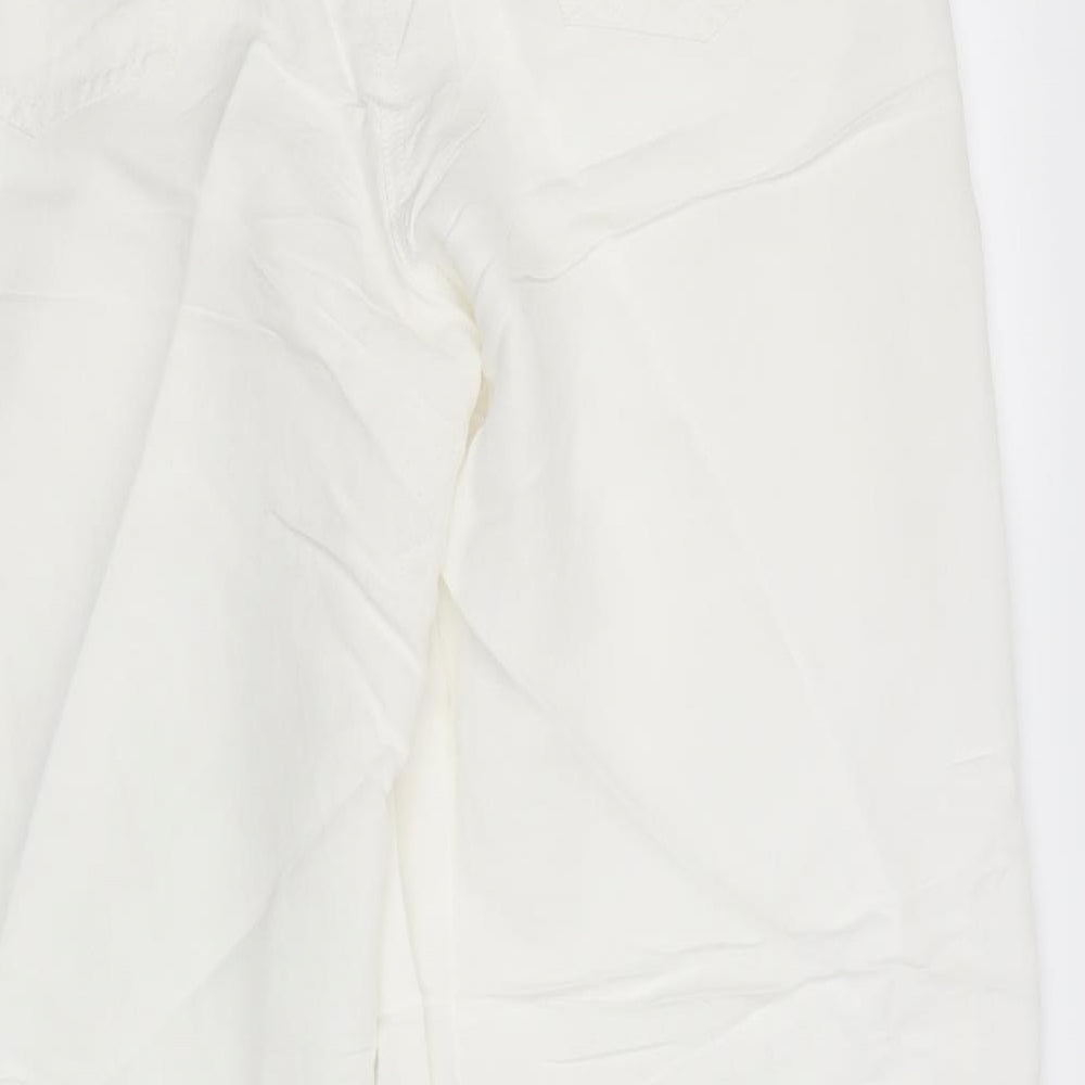 Ashley Stewart Womens White   Trousers  Size 12 L28.5 in