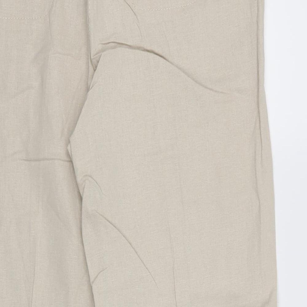 BHS Womens Beige   Trousers  Size 14 L26 in