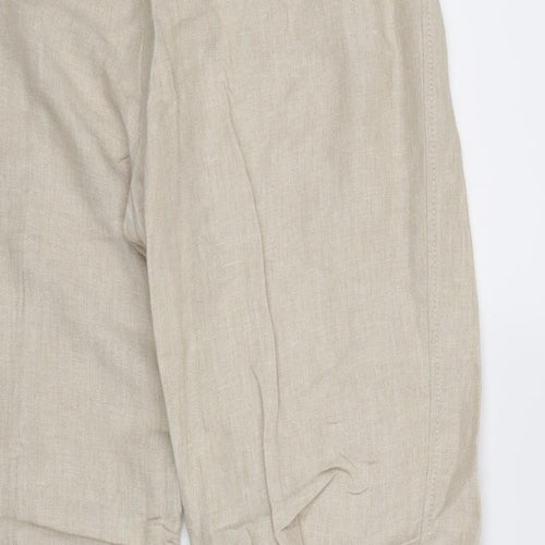 MINUET Womens Beige   Trousers  Size 14 L27 in