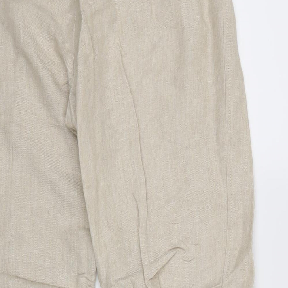 MINUET Womens Beige   Trousers  Size 14 L27 in