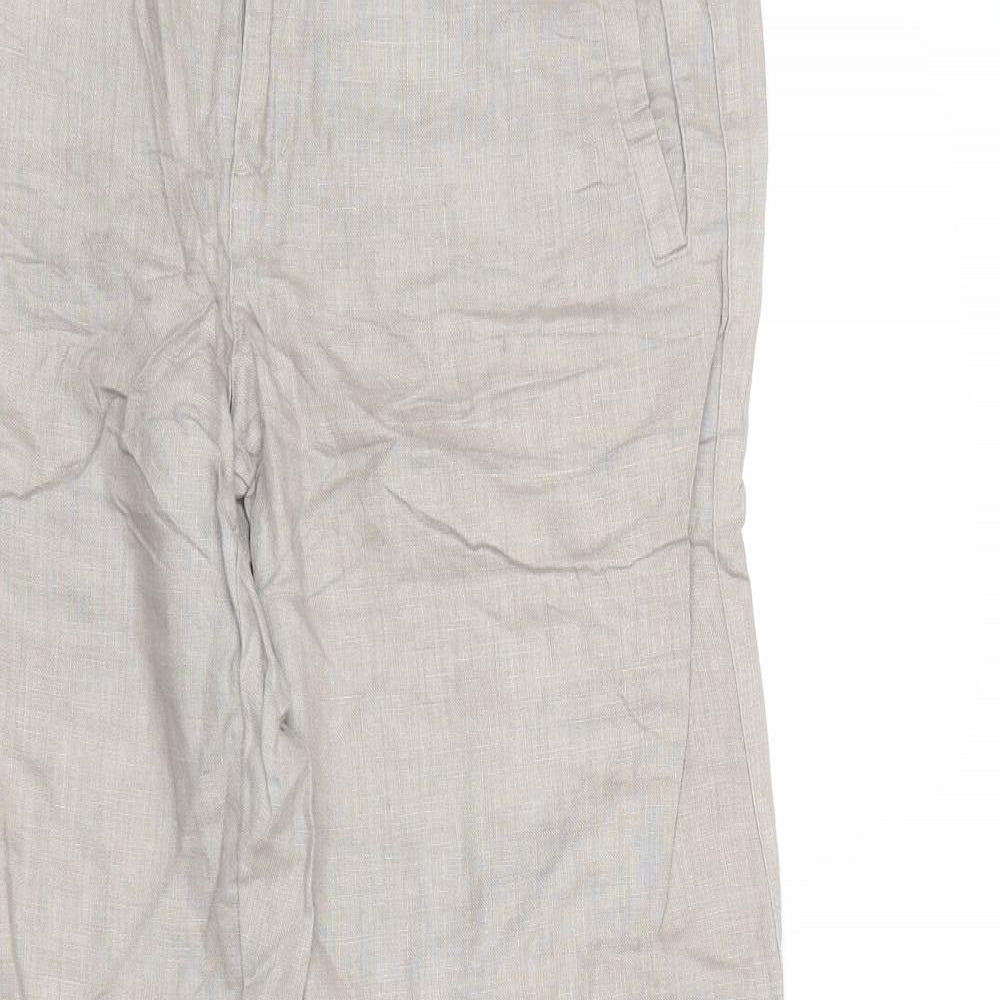 Jackpot Womens Beige Floral  Trousers   L30.5 in
