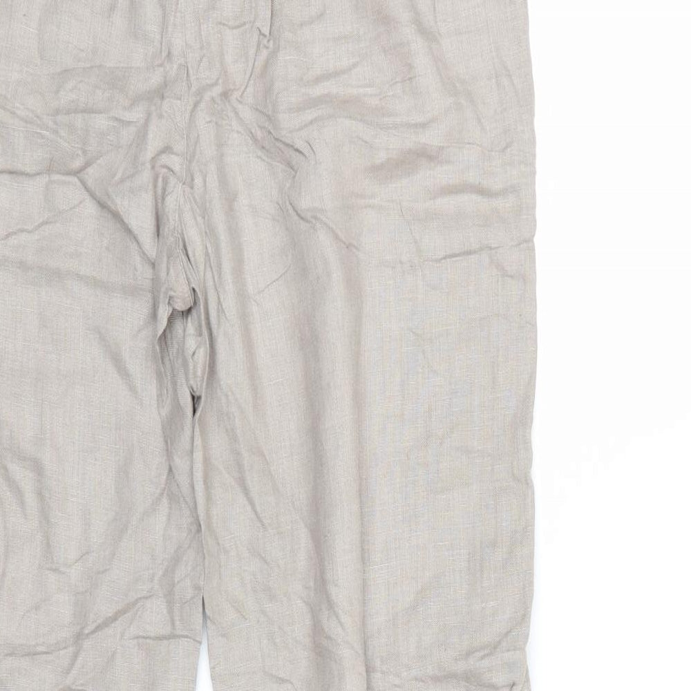 Jackpot Womens Beige Floral  Trousers   L30.5 in