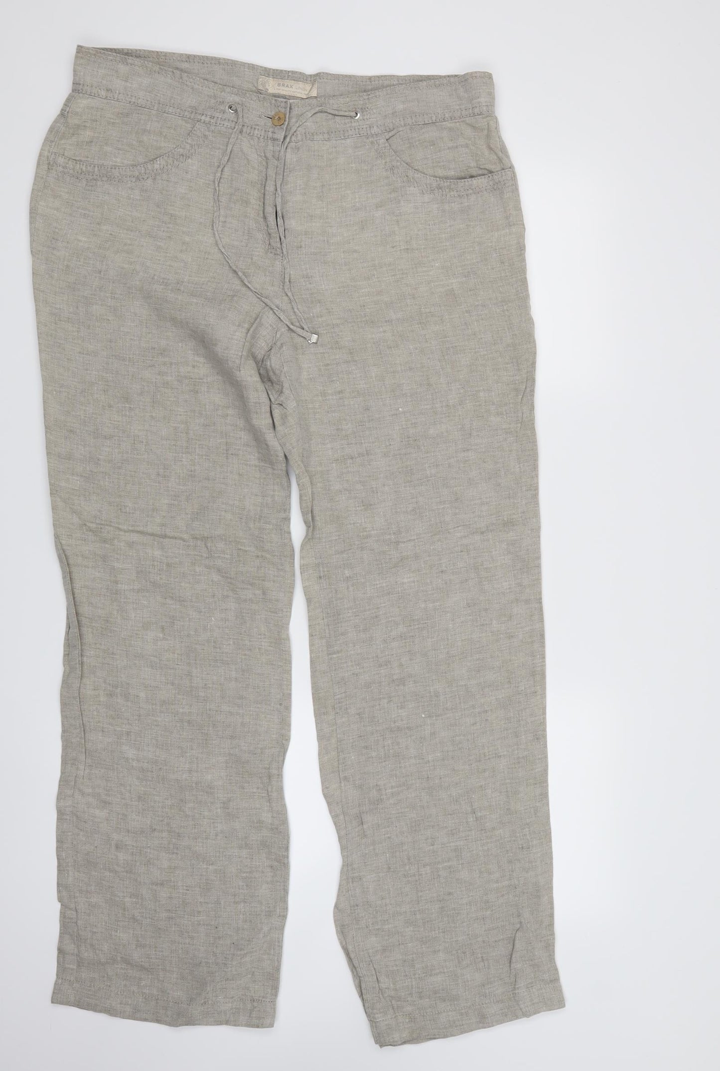 BRAX Womens Beige   Trousers  Size 18 L30 in