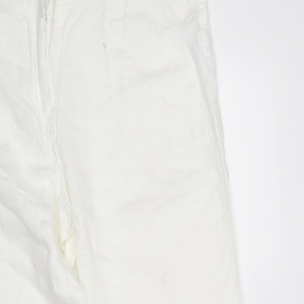 Atmosphere Womens White   Trousers  Size 16 L29 in