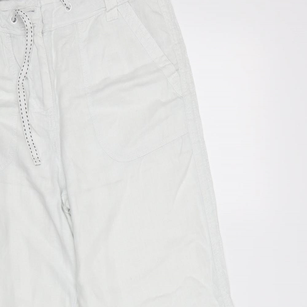 George Womens White   Trousers  Size 12 L28.5 in