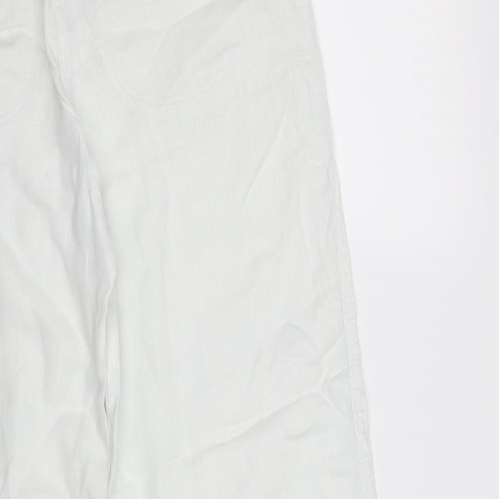 George Womens White   Trousers  Size 12 L28.5 in