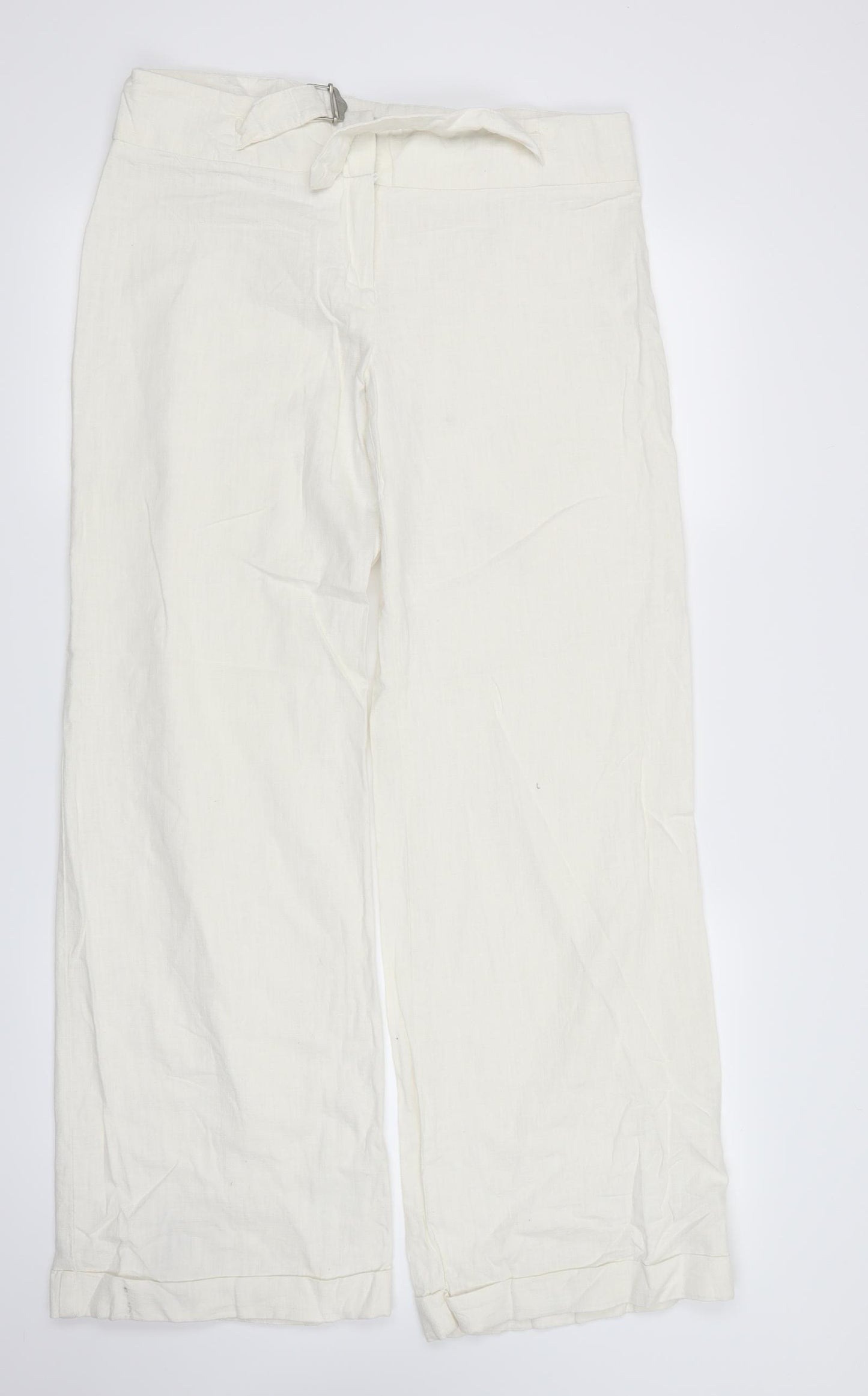 Kit KIt Kit Womens White   Trousers  Size 12 L31.5 in