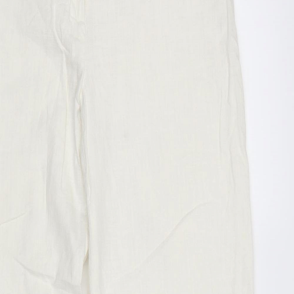 Kit KIt Kit Womens White   Trousers  Size 12 L31.5 in