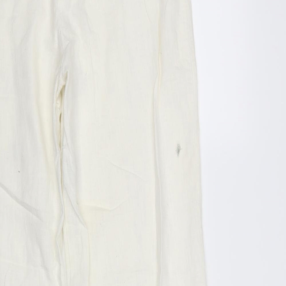 Kit KIt Kit Womens White   Trousers  Size 12 L31.5 in