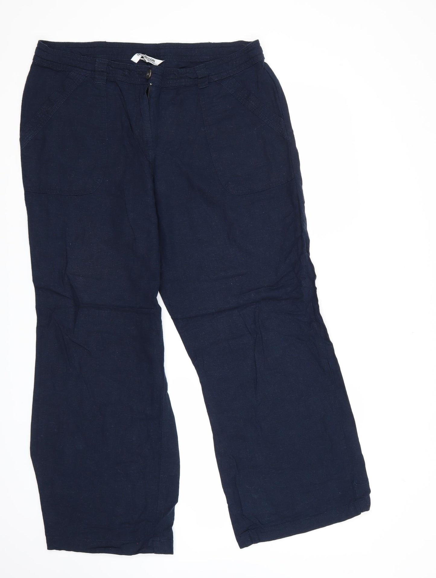 Debenhams Womens Blue   Trousers  Size 14 L27.5 in