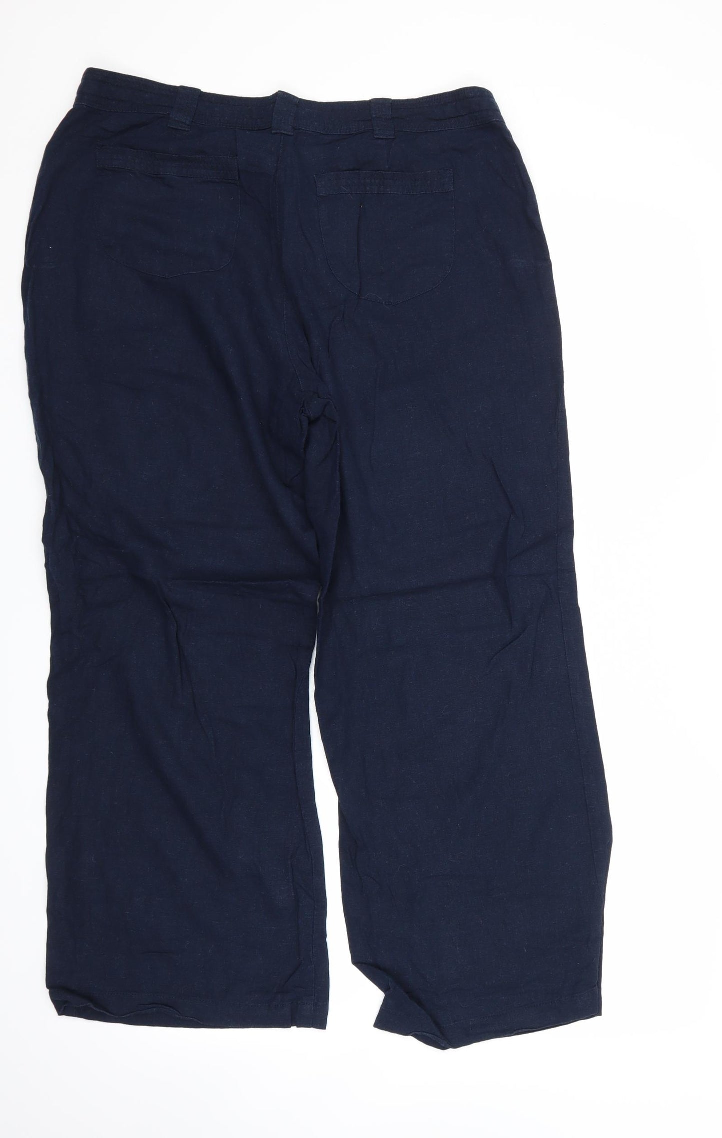 Debenhams Womens Blue   Trousers  Size 14 L27.5 in