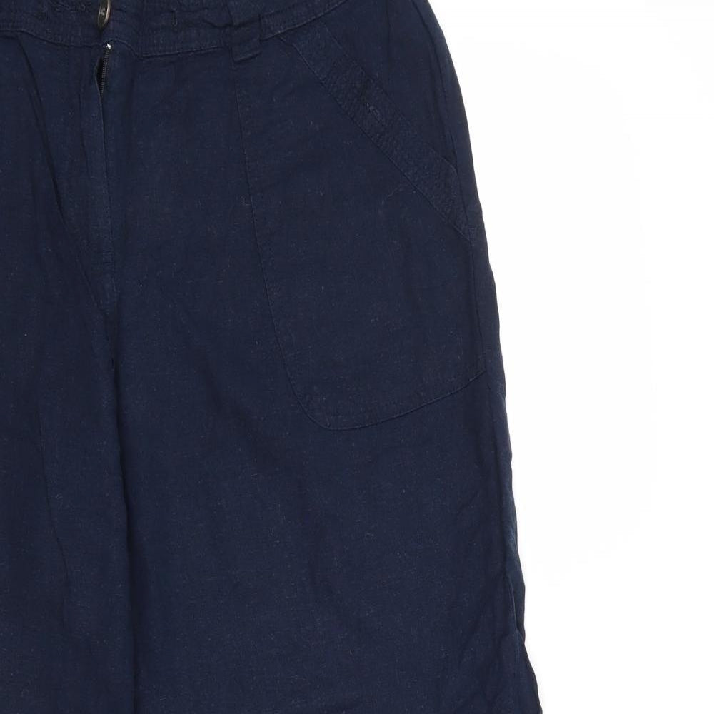 Debenhams Womens Blue   Trousers  Size 14 L27.5 in