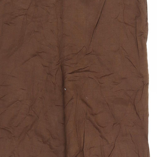 NOW ON Womens Brown   Trousers  Size 12 L31 in