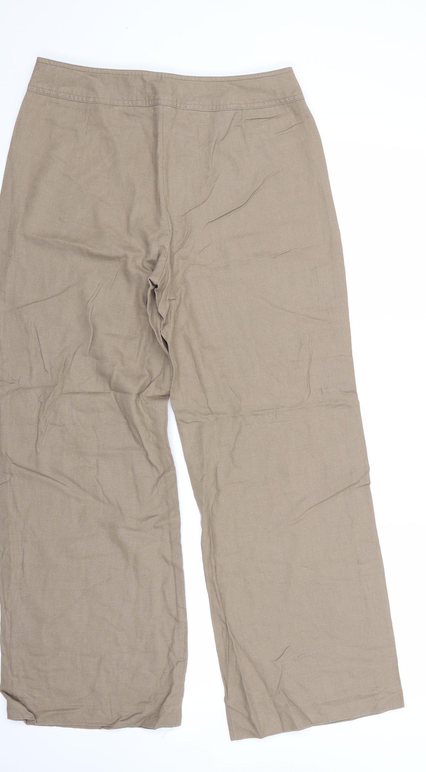 George Womens Brown   Trousers  Size 10 L28 in
