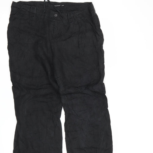 Atmosphere Womens Black   Trousers  Size 14 L26.5 in