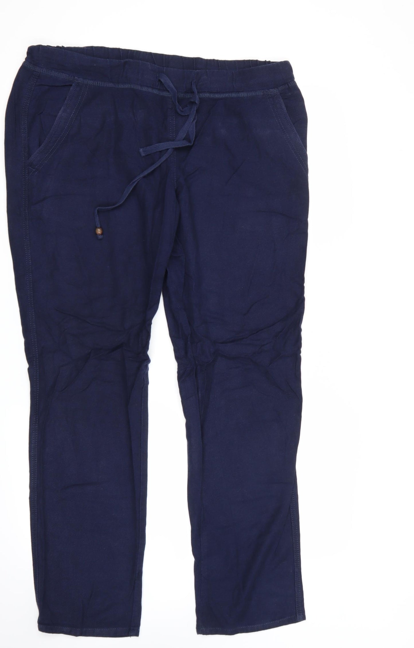 George Womens Blue   Trousers  Size 16 L30.5 in
