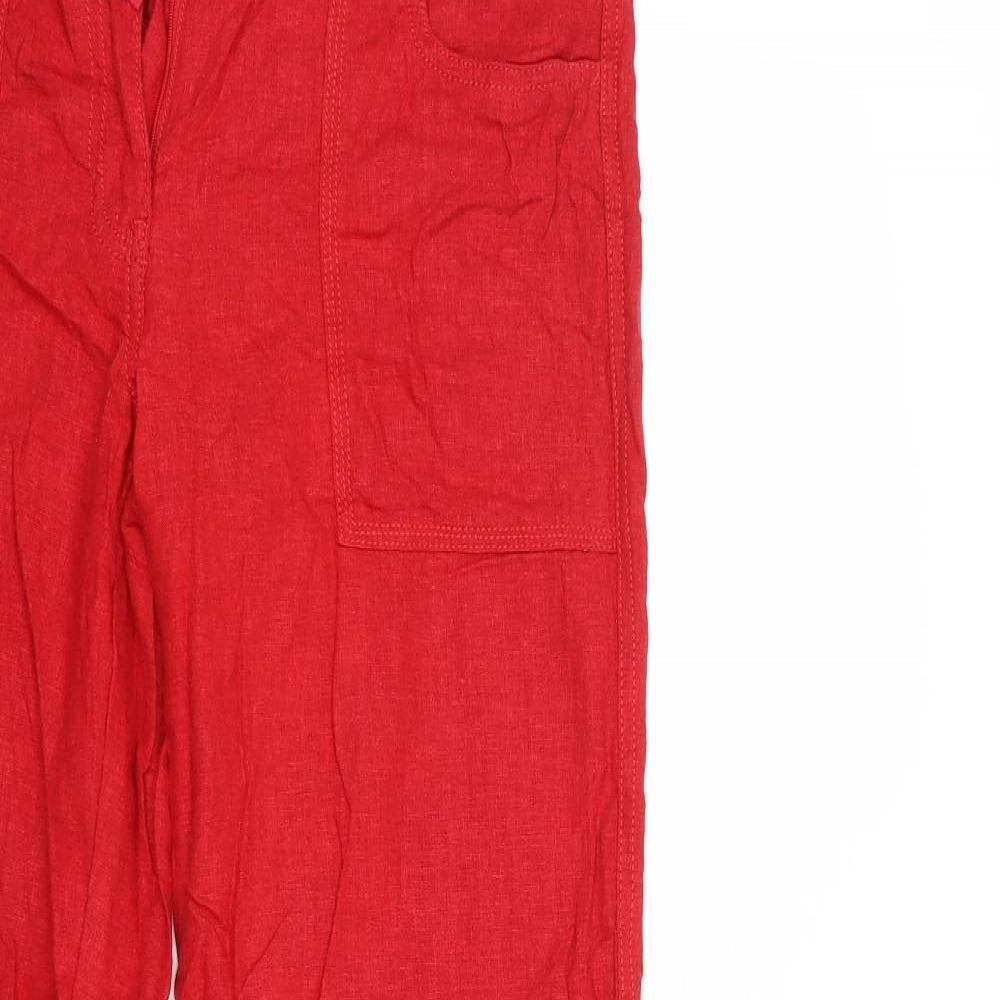 NEXT Womens Red   Trousers  Size 10 L30 in