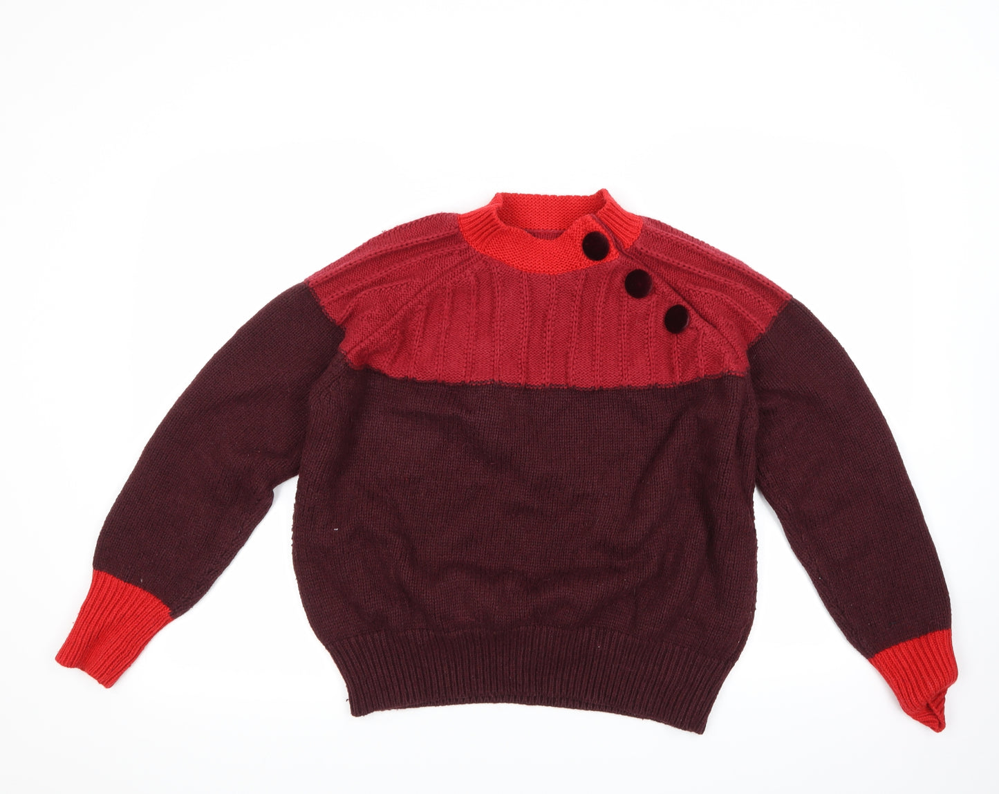 m&S Womens Multicoloured   Pullover Jumper Size 12