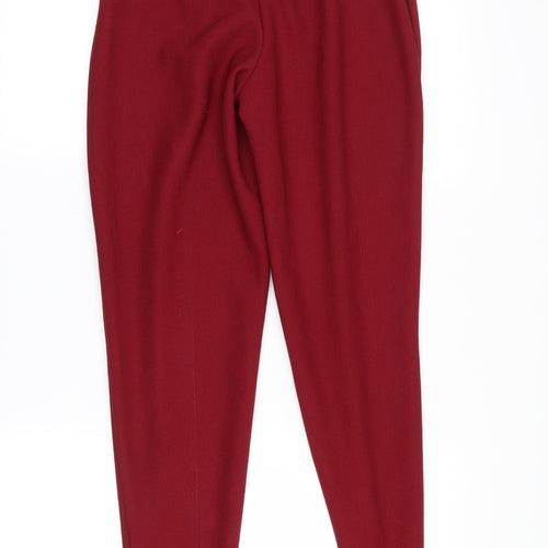 no brand Womens Red   Trousers  Size 10 L25 in