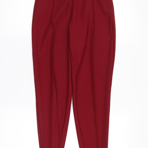 no brand Womens Red   Trousers  Size 10 L25 in