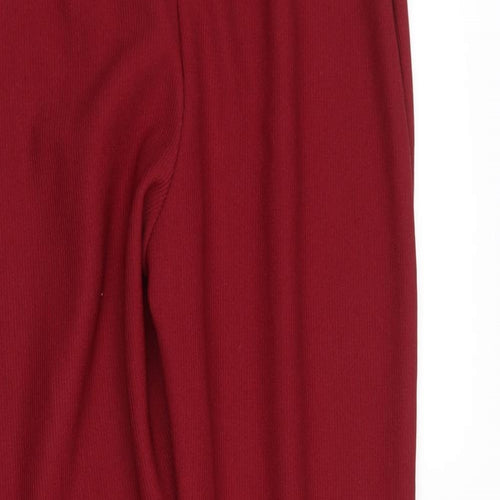 no brand Womens Red   Trousers  Size 10 L25 in