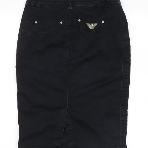 ARMANI Womens Blue   Straight & Pencil Skirt Size 27 in