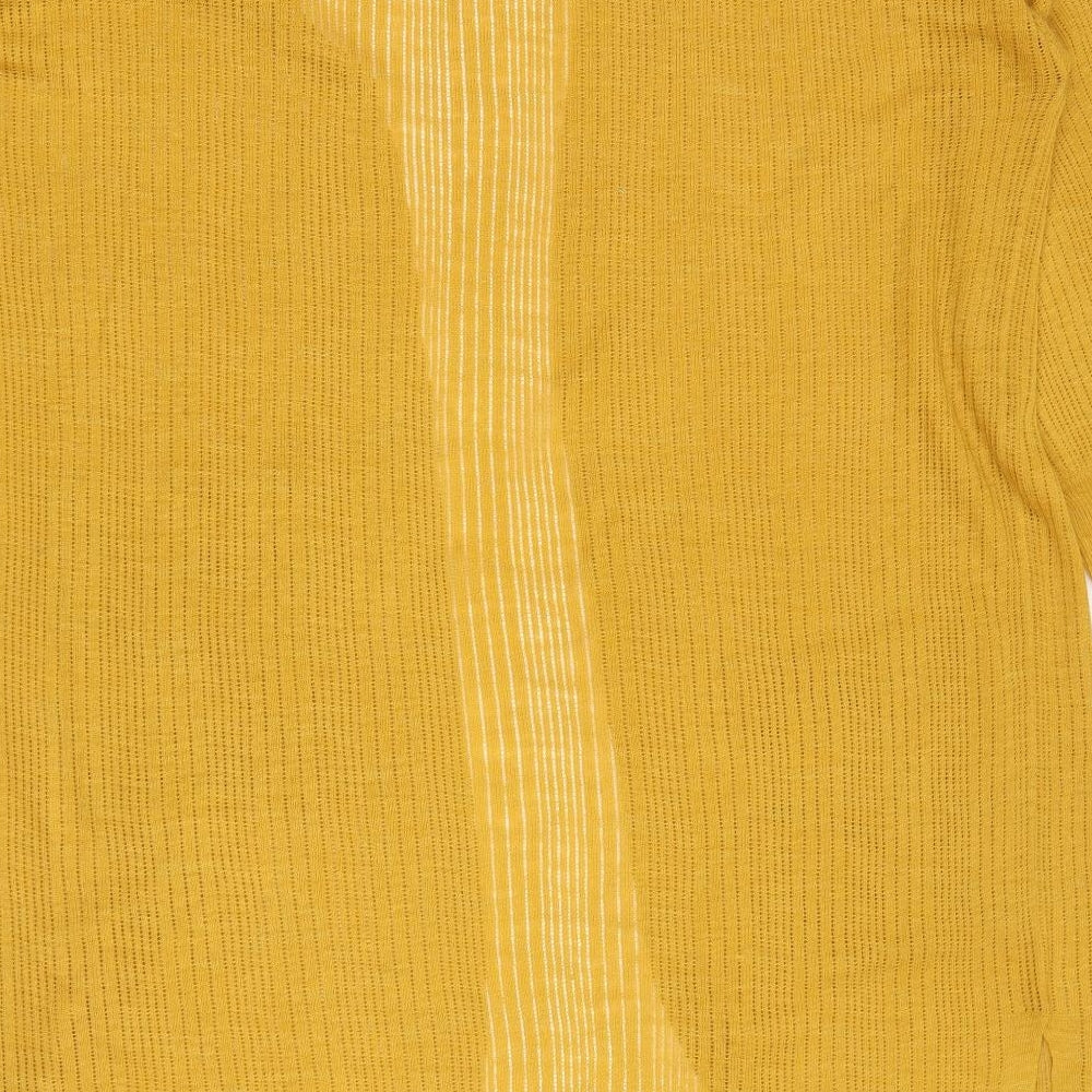 NEXT Womens Yellow   Cardigan Jumper Size XL