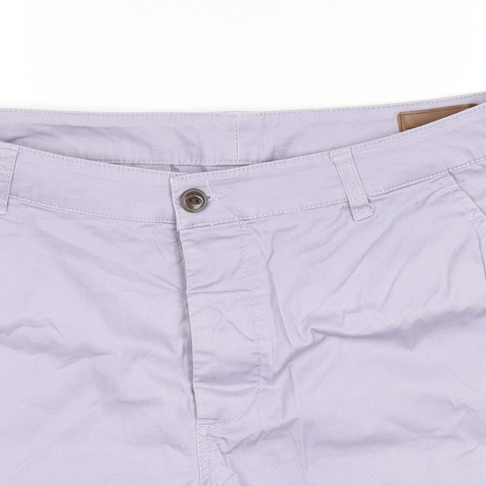 ASOS Mens Purple  Denim Cargo Shorts Size 32 in