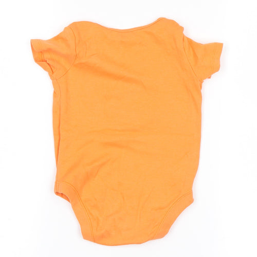 F&F  Orange   Babygrow One-Piece Size 12-18 Months  - dinosaur