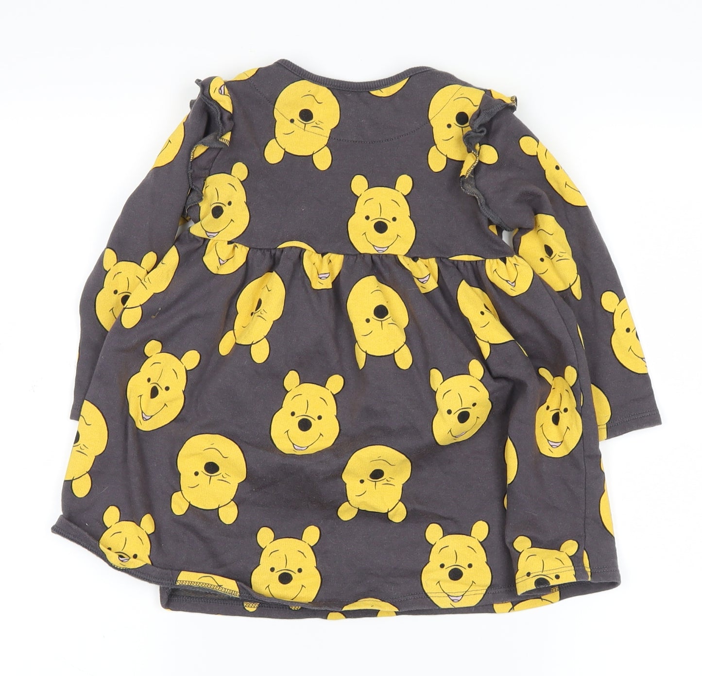 George  Grey   Shirt Dress  Size 12-18 Months  - winnie the pooh