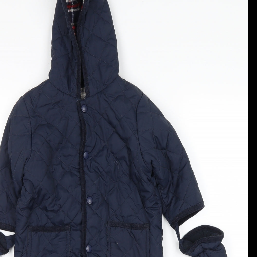 Marks and Spencer  Blue   3-in-1 Jacket Snowsuit Size 3-6 Months