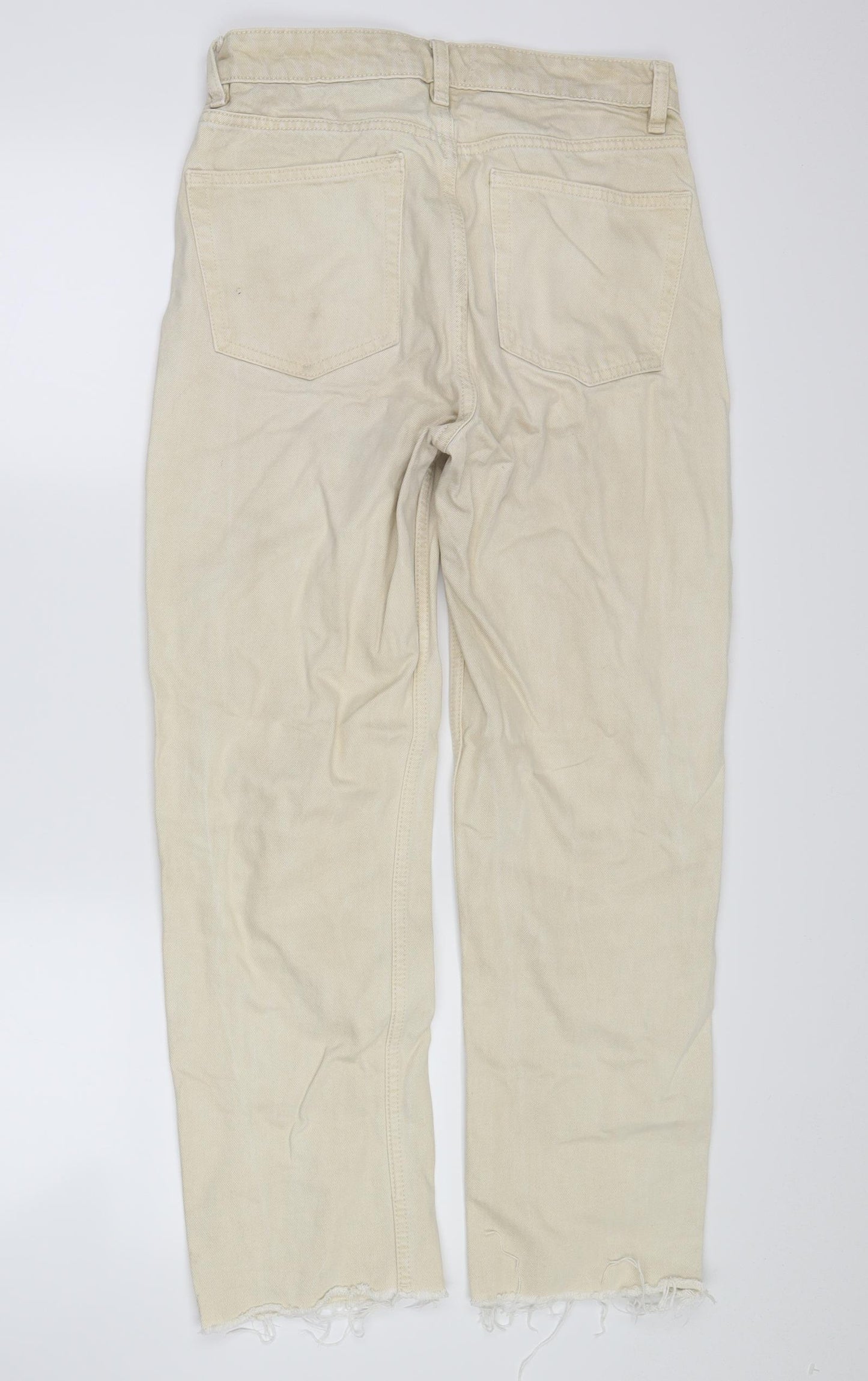 demim co Womens White  Denim Straight Jeans Size 10