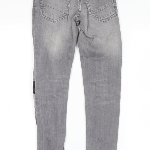 NEXT Girls Grey  Denim Straight Jeans Size 9 Years