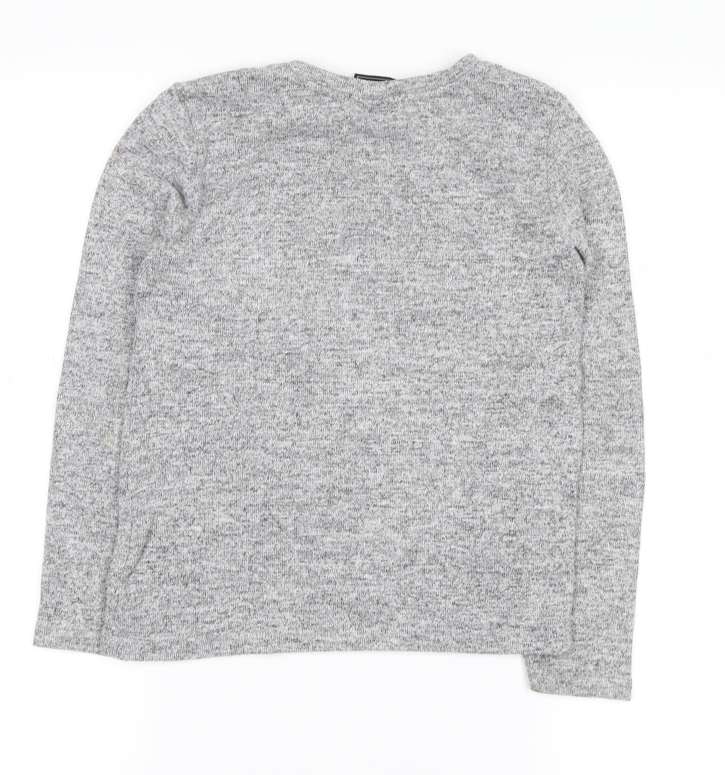 Primark Girls Grey   Pullover Sweatshirt Size 9-10 Years  - unicorn