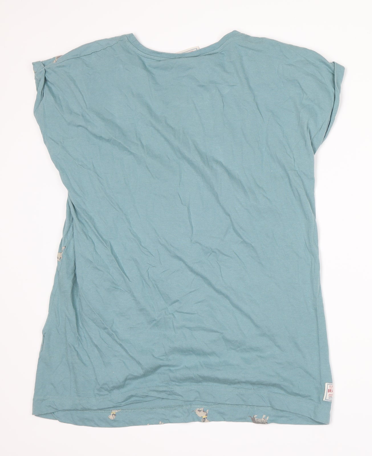 Brakeburn Womens Blue   Basic T-Shirt Size 18  - dog pattern
