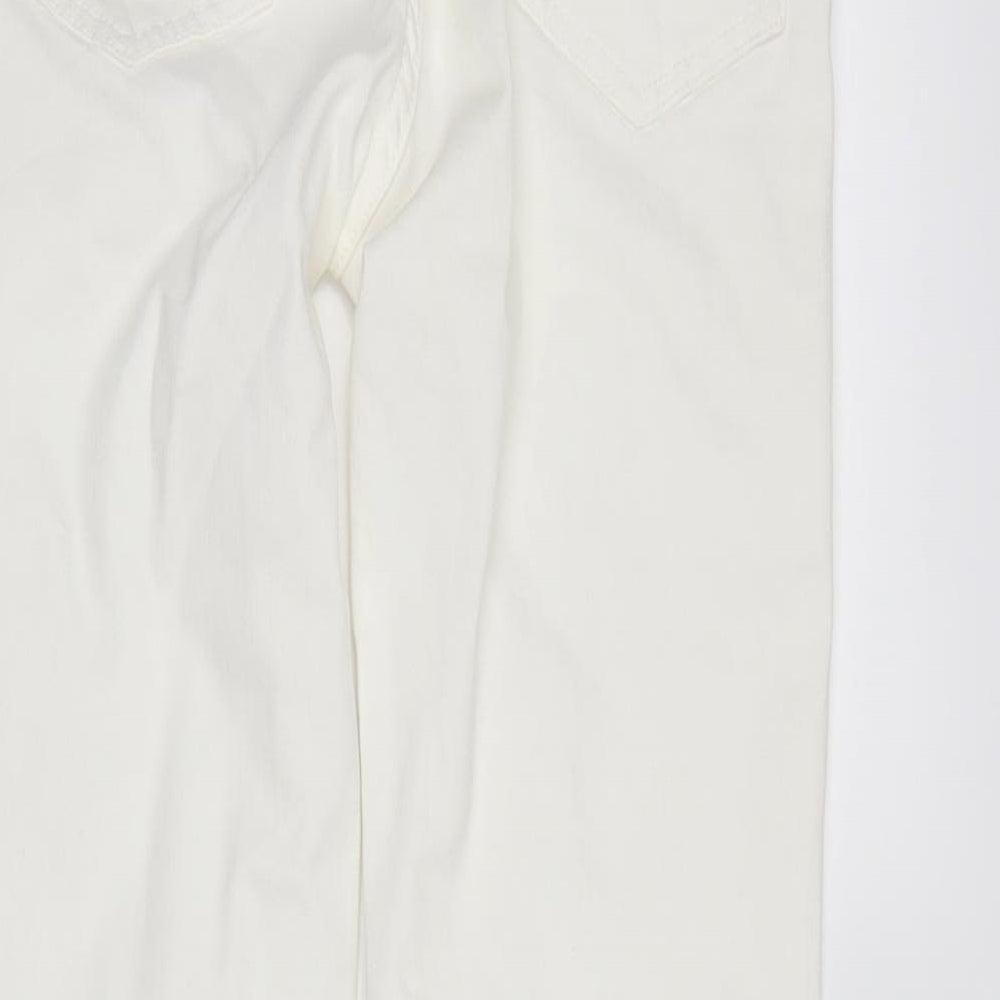 tencel Womens White  Denim Skinny Jeans Size 6