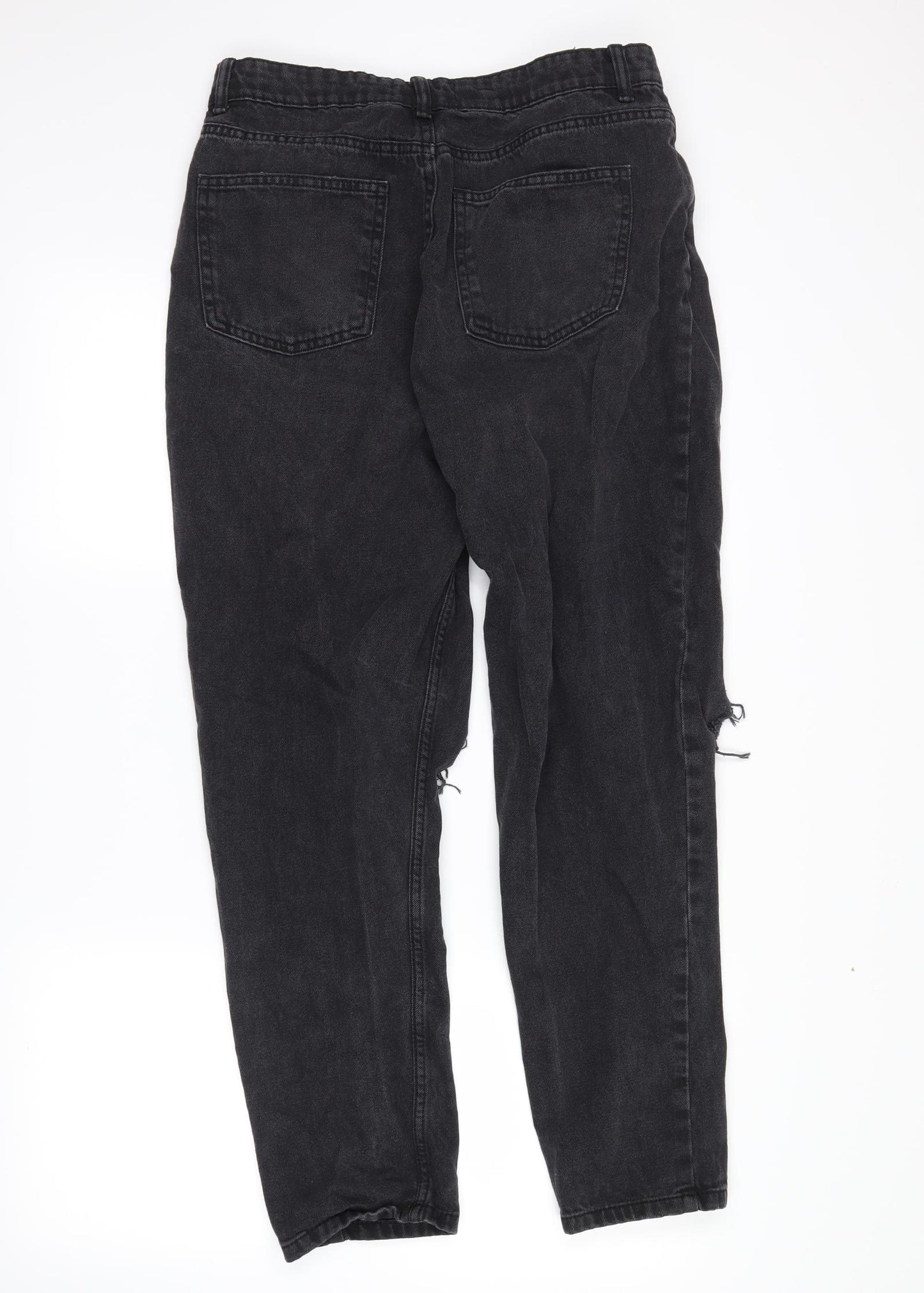 denim co Womens Grey  Denim Straight Jeans Size 14