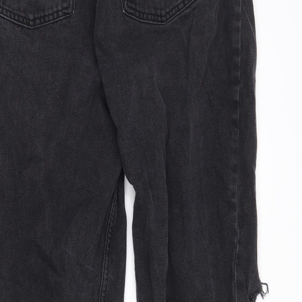 denim co Womens Grey  Denim Straight Jeans Size 14
