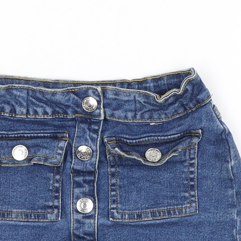 denim co Girls Blue  Denim Mini Skirt Size 3-4 Years