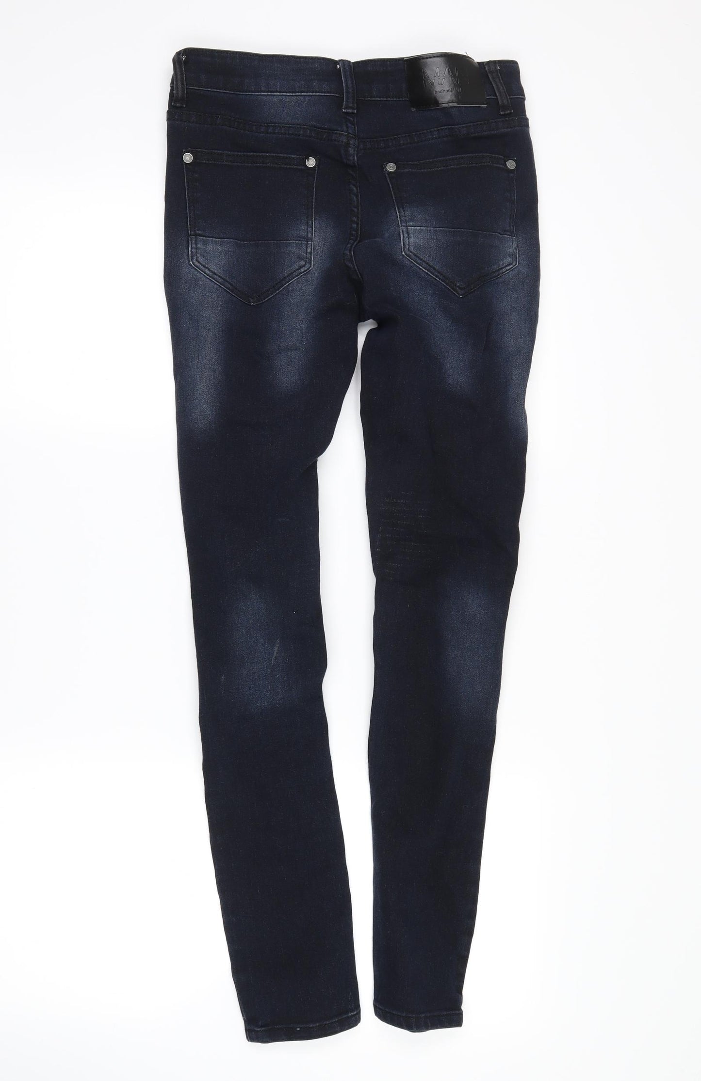 boohoo man Mens Black  Denim Skinny Jeans Size 30