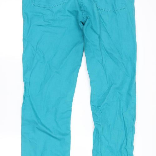 Epilogue Womens Green  Denim Straight Jeans Size 14