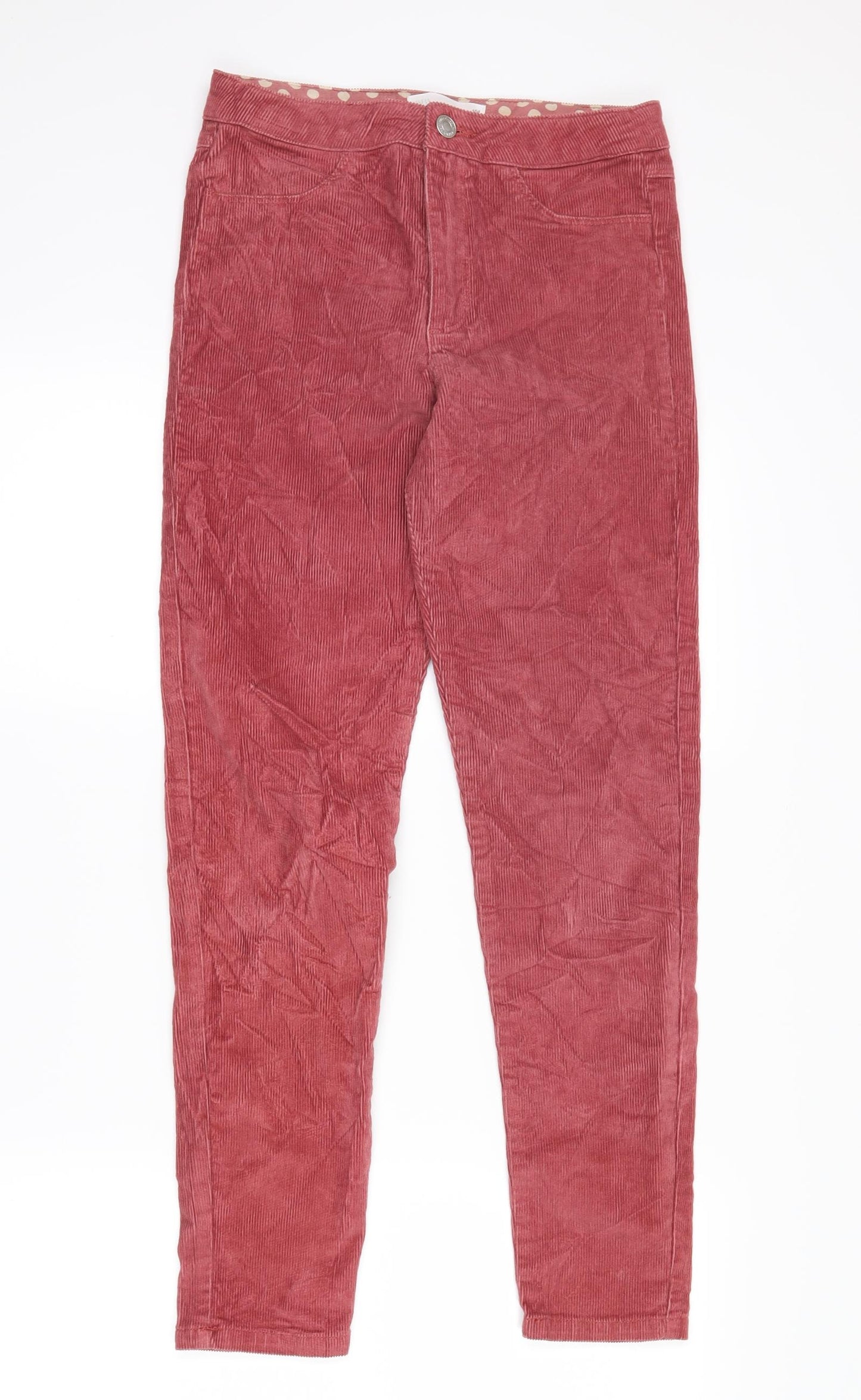Zara Girls Pink  Corduroy Straight Jeans Size 13-14 Years