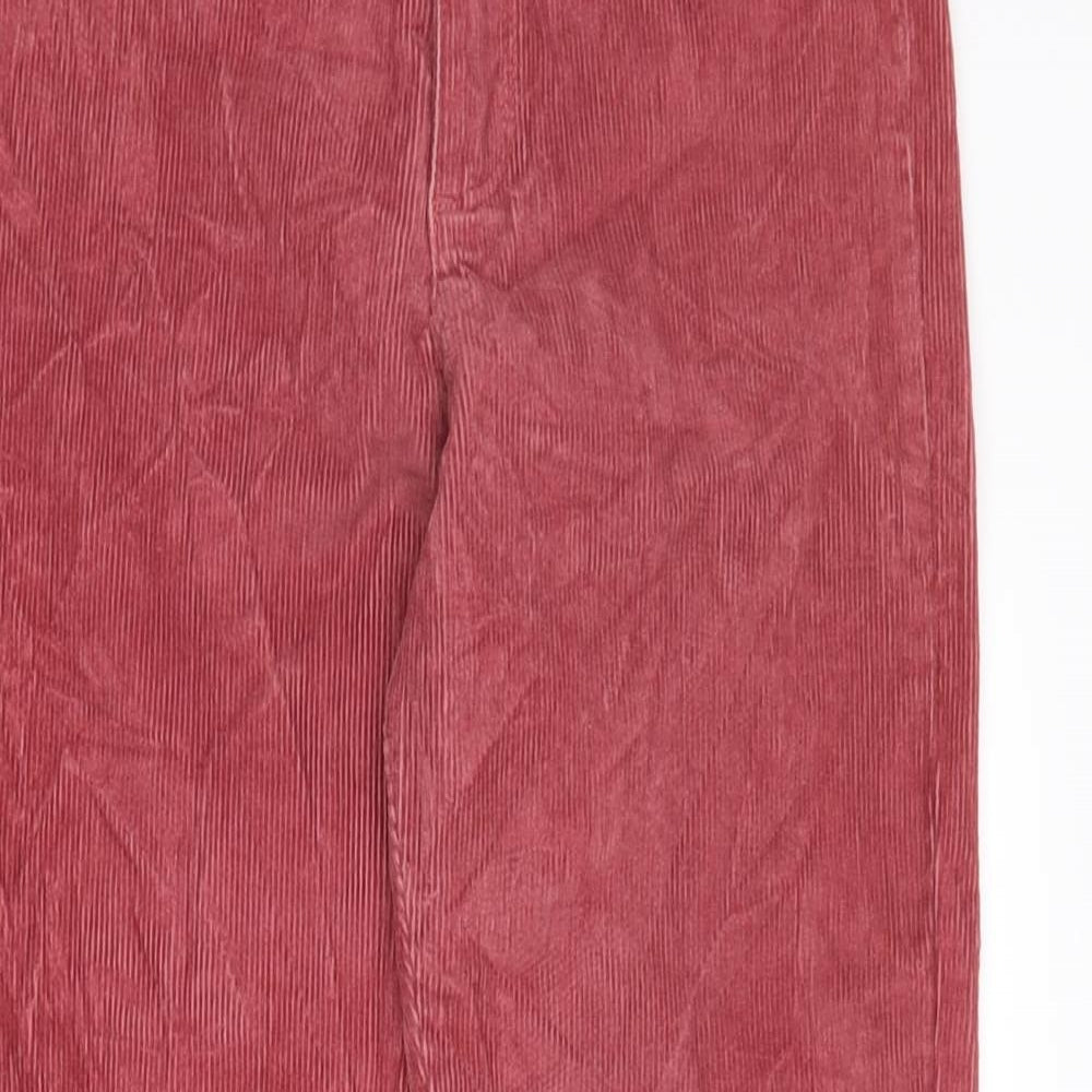 Zara Girls Pink  Corduroy Straight Jeans Size 13-14 Years