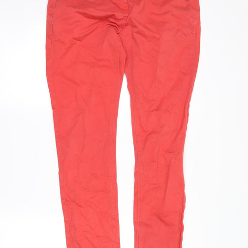 blonde + blonde Womens Red  Denim Straight Jeans Size 12