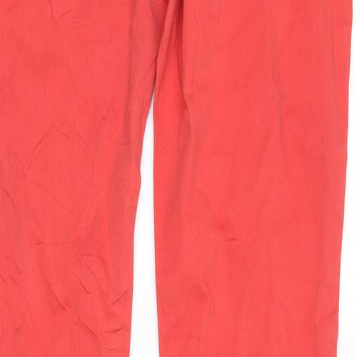 blonde + blonde Womens Red  Denim Straight Jeans Size 12