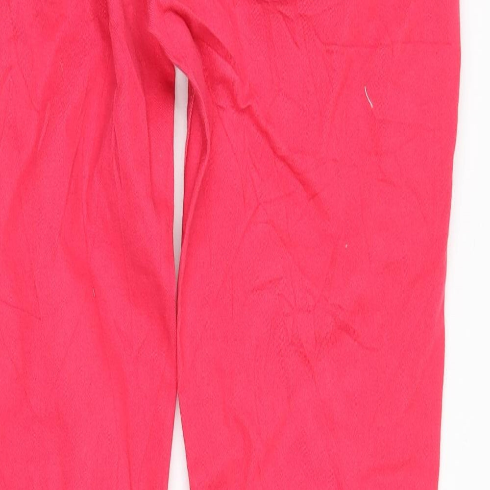 lottie loves Womens Pink  Denim Straight Jeans Size 12