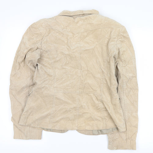 New Look Womens Beige  Corduroy Jacket  Size 12