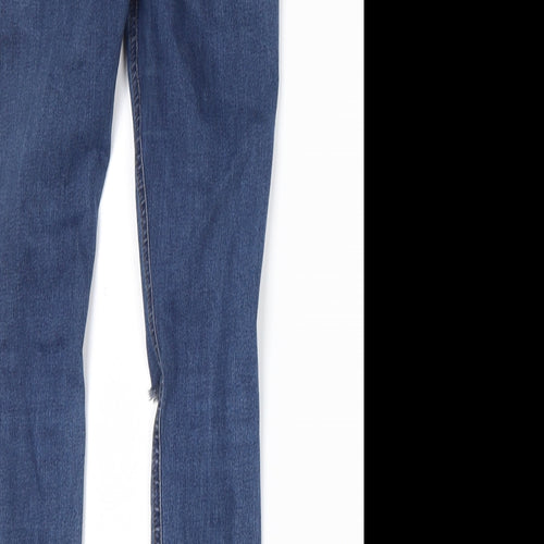 Topshop Mens Blue  Denim Straight Jeans Size 26 in L31 in